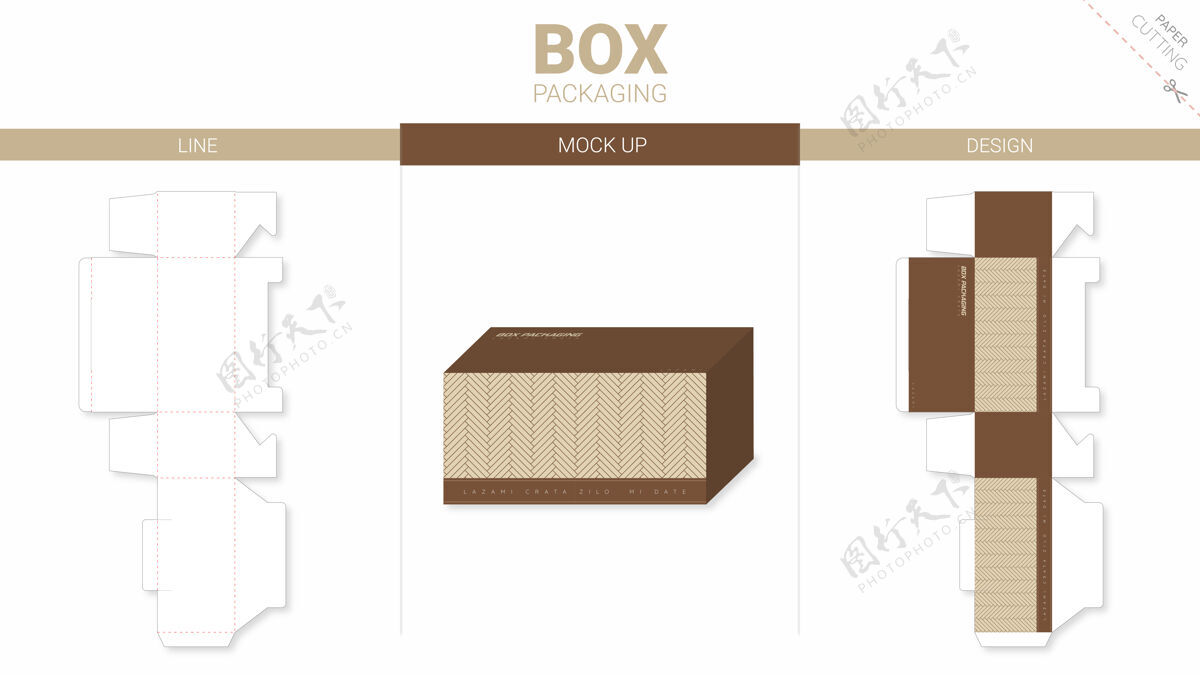 模板盒包装和模型模切模板盒子形状包装