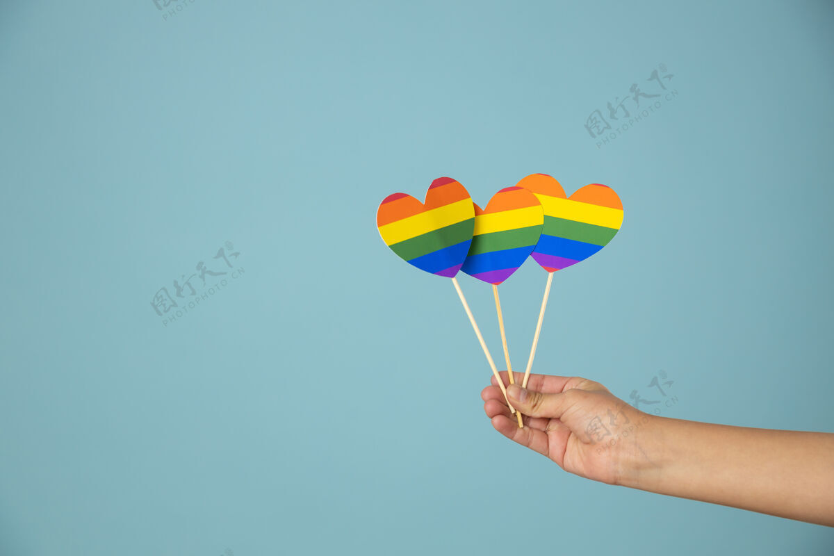情人节手握lgbt之心 支持同性恋理念女同性恋礼物同性恋骄傲