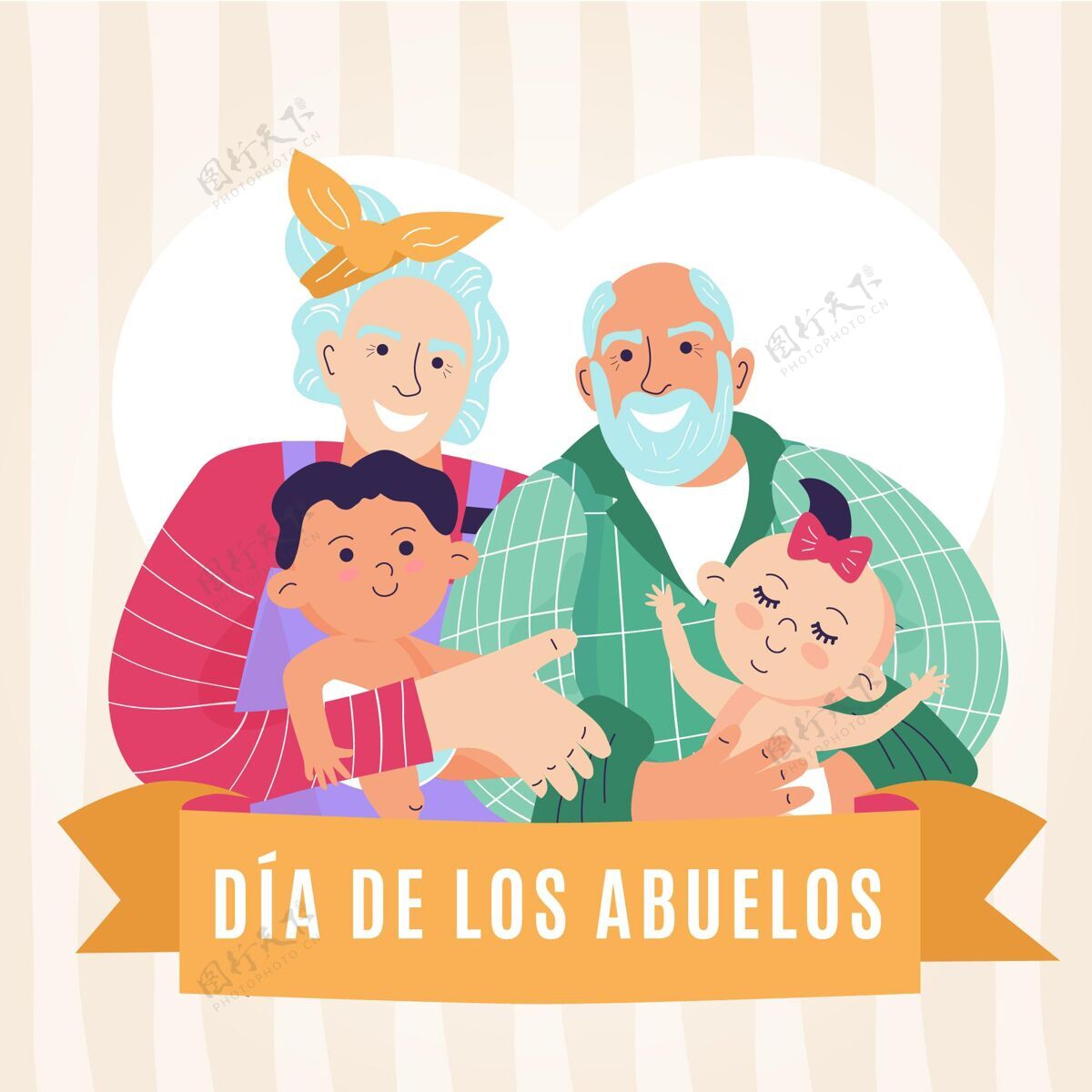 迪亚德洛斯阿布埃洛斯Diadelosabuelos插图节日祖父家庭