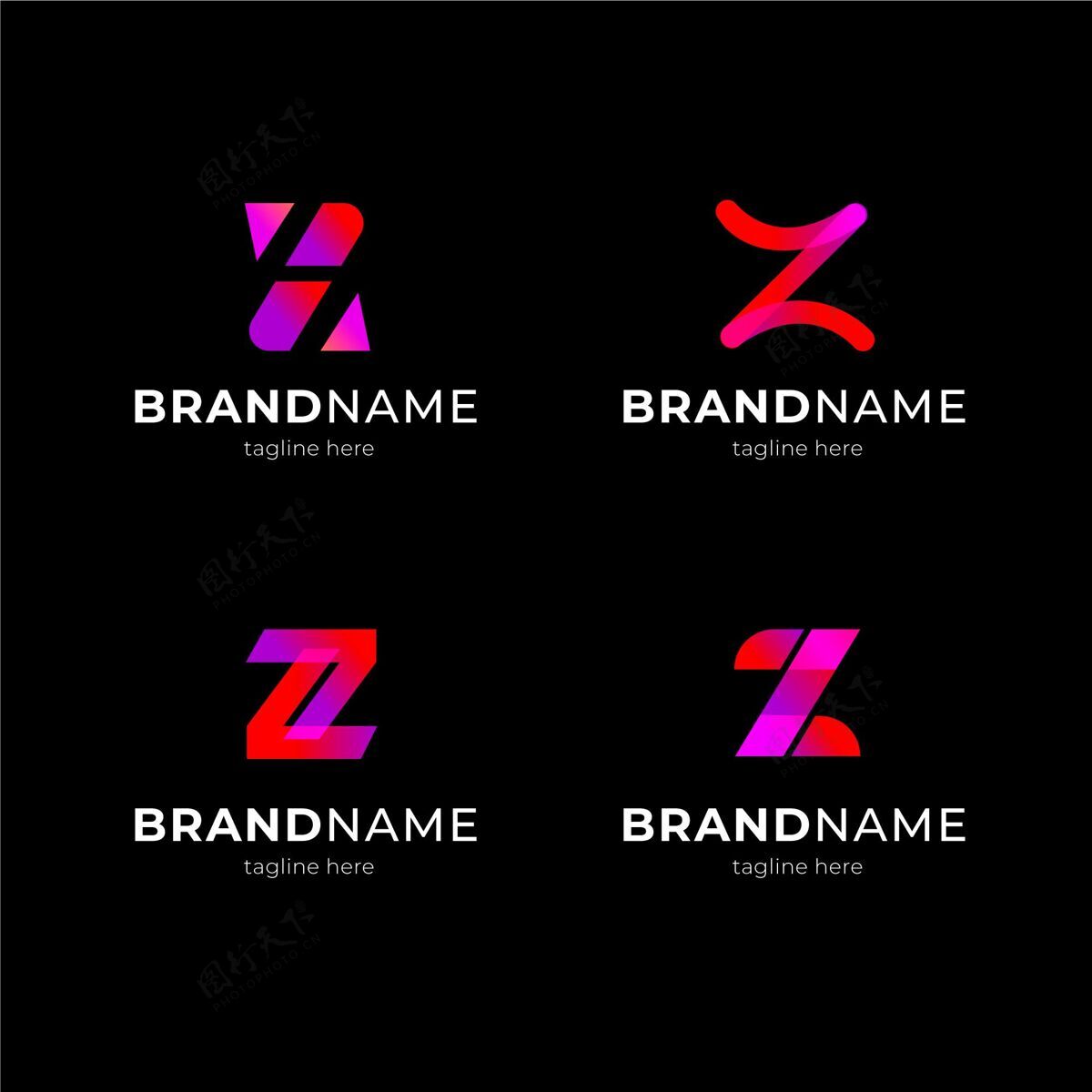 字母标志平面设计z字母标志收集企业标志企业标识公司