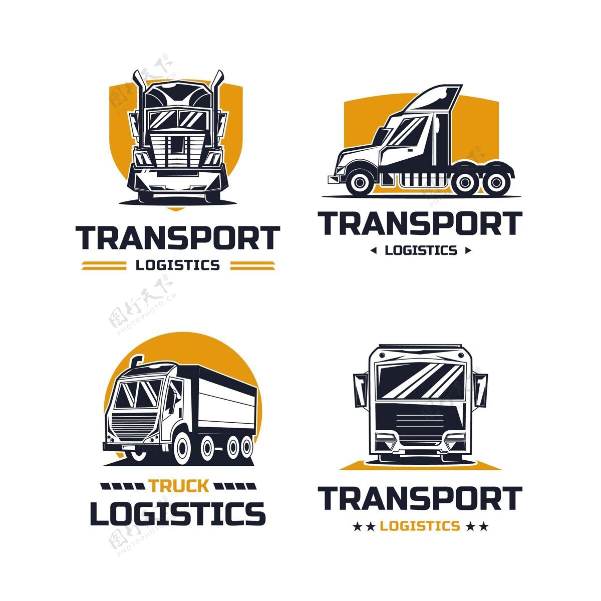标志标志设计集运输业务包装标志模板标志设计