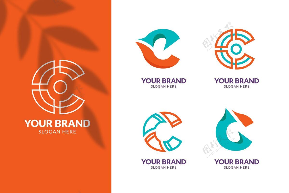 Corporate平面设计c标志模板集合C标识品牌品牌