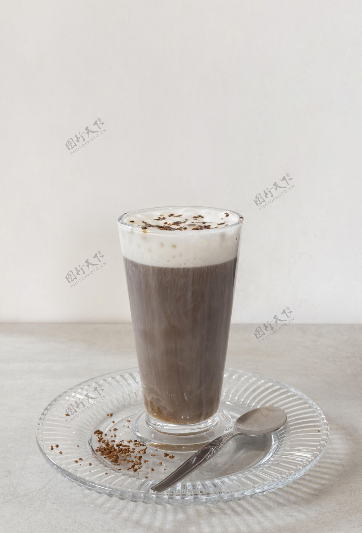 咖啡香气桌上有一杯咖啡香气咖啡咖啡杯