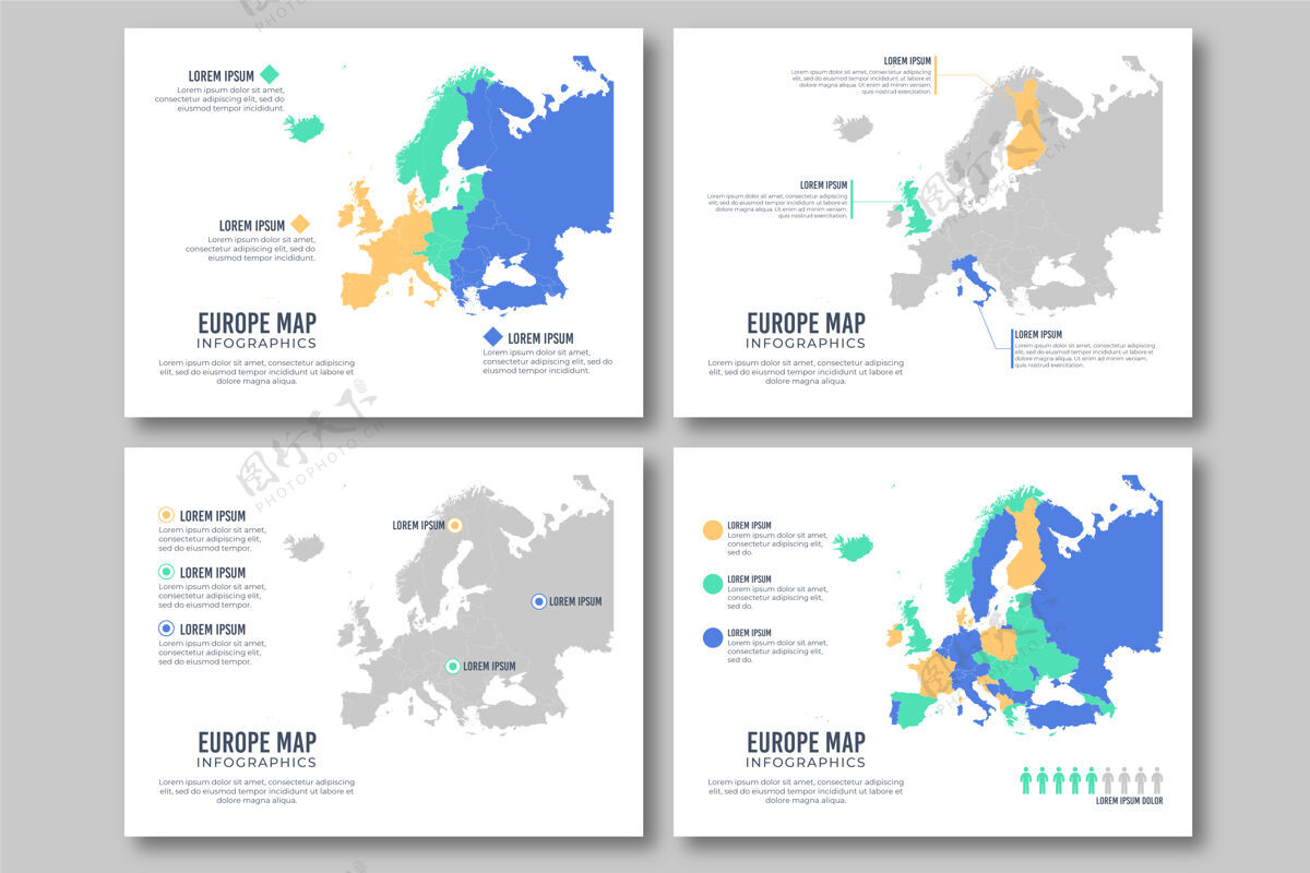 地图平面欧洲地图信息图发展欧洲过程