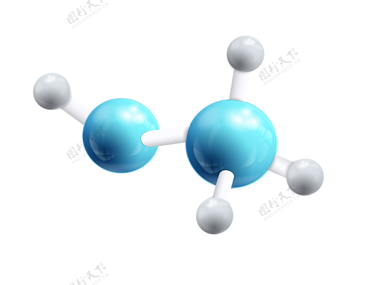 实验室结构化学式3d光泽连接剂