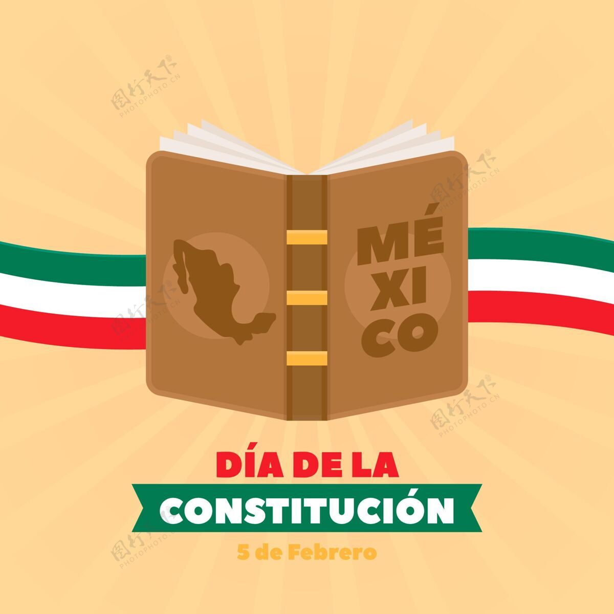 墨西哥墨西哥宪法日庆祝爱国国家