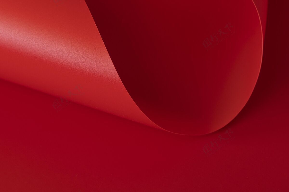 红色高瞻远瞩优雅的红纸临摹空间表面文件复制复制空间