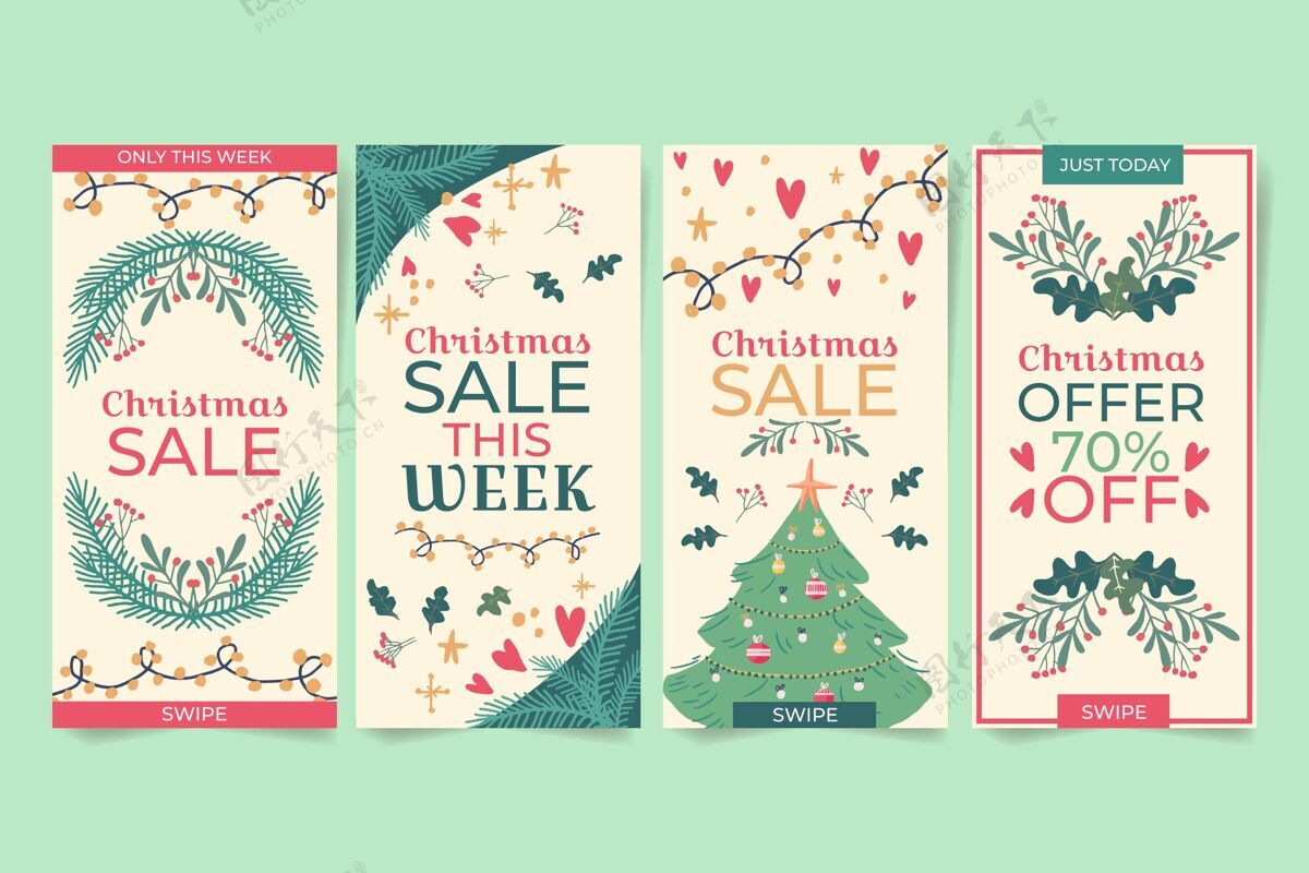 快乐圣诞大甩卖instagram故事系列圣诞节故事十二月